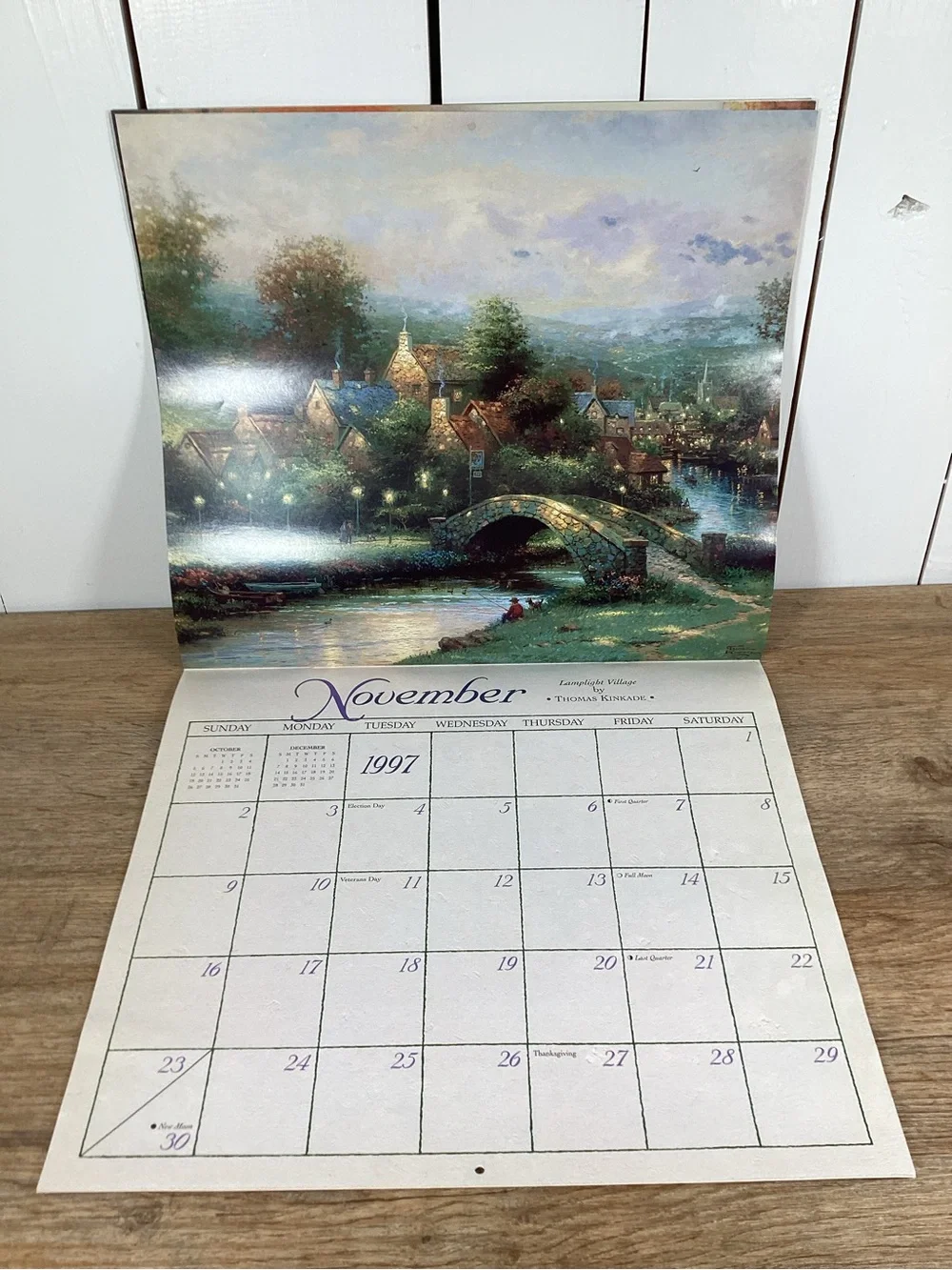 1997 Thomas Kinkade Painter Of Light Calendar